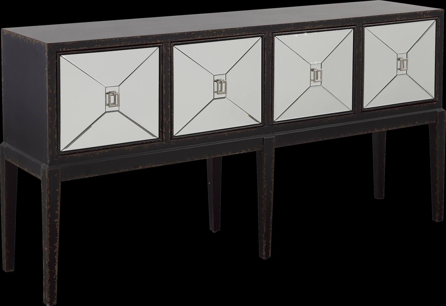 Whitecrowe Black Accent Cabinet - Thumbnail - Image 1