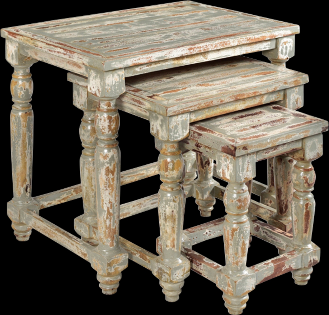 Whitefriar Gray Nesting Tables, Set of 3 - Thumbnail - Image 1