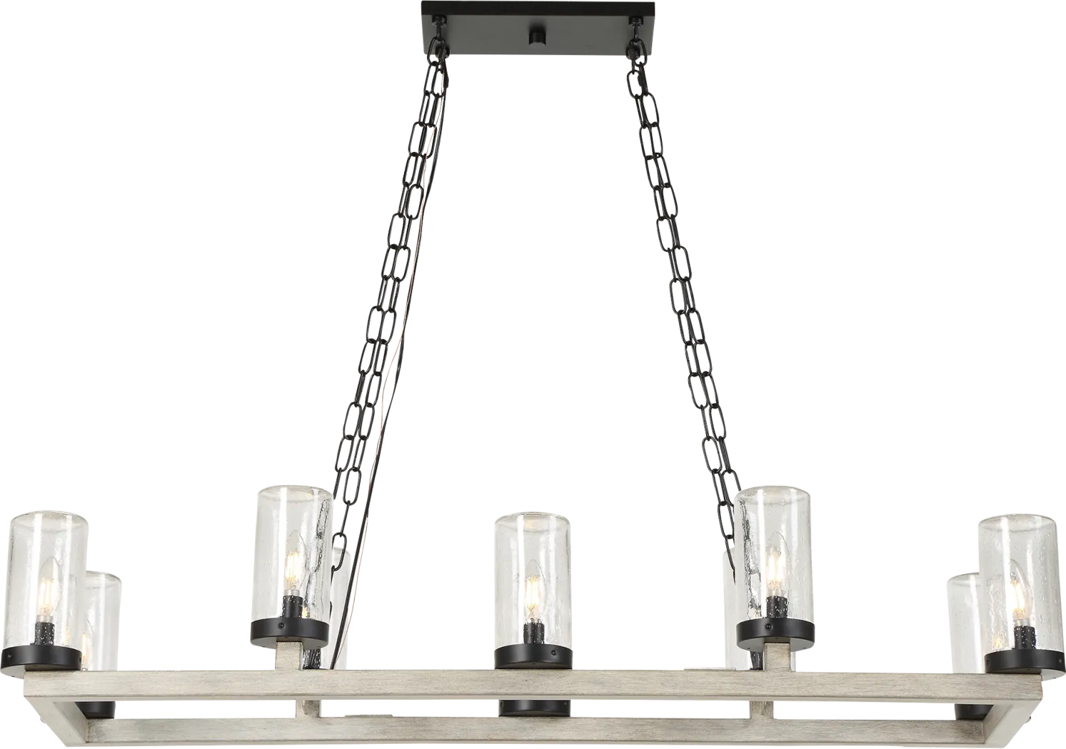 Whitgeo Black Indoor/Outdoor Chandelier - Thumbnail - Image 3