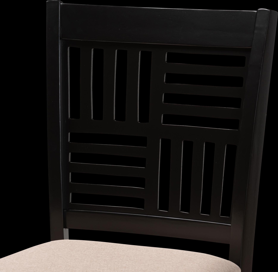 Whitla Beige Counter Stool, Set of 2 - Thumbnail - Image 5