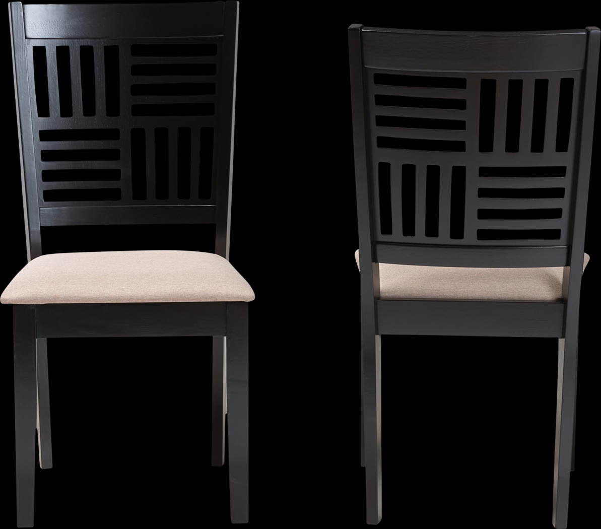 Whitla Beige Dining Chair, Set of 2 - Thumbnail - Image 3