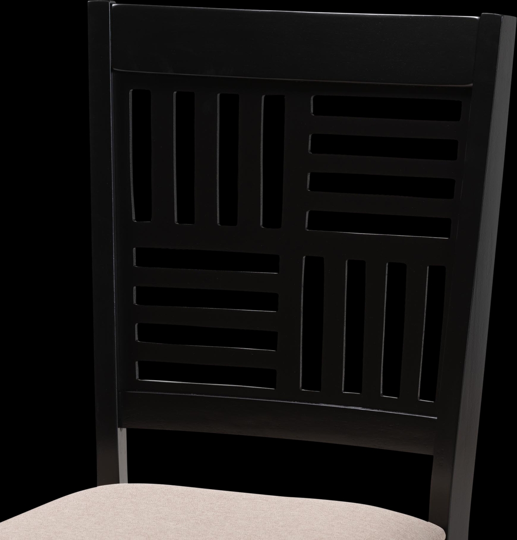 Whitla Beige Dining Chair, Set of 2 - Thumbnail - Image 5