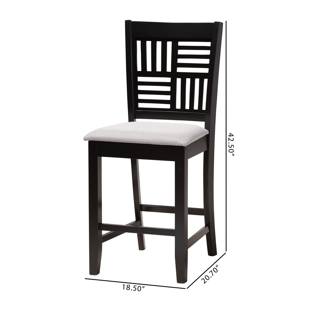 Whitla Gray Counter Stool, Set of 2 - Thumbnail - Image 9
