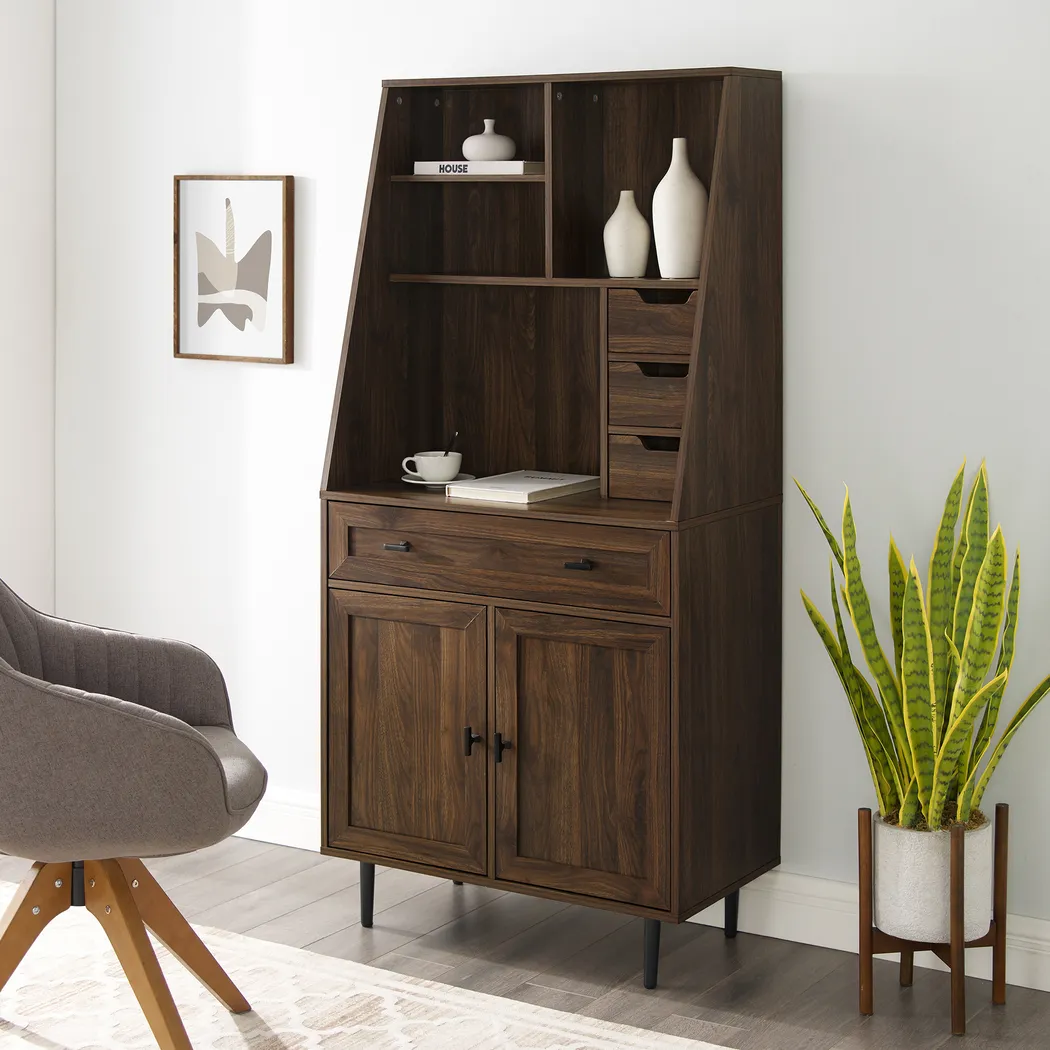 Whitmell Walnut Desk - Thumbnail - Image 4