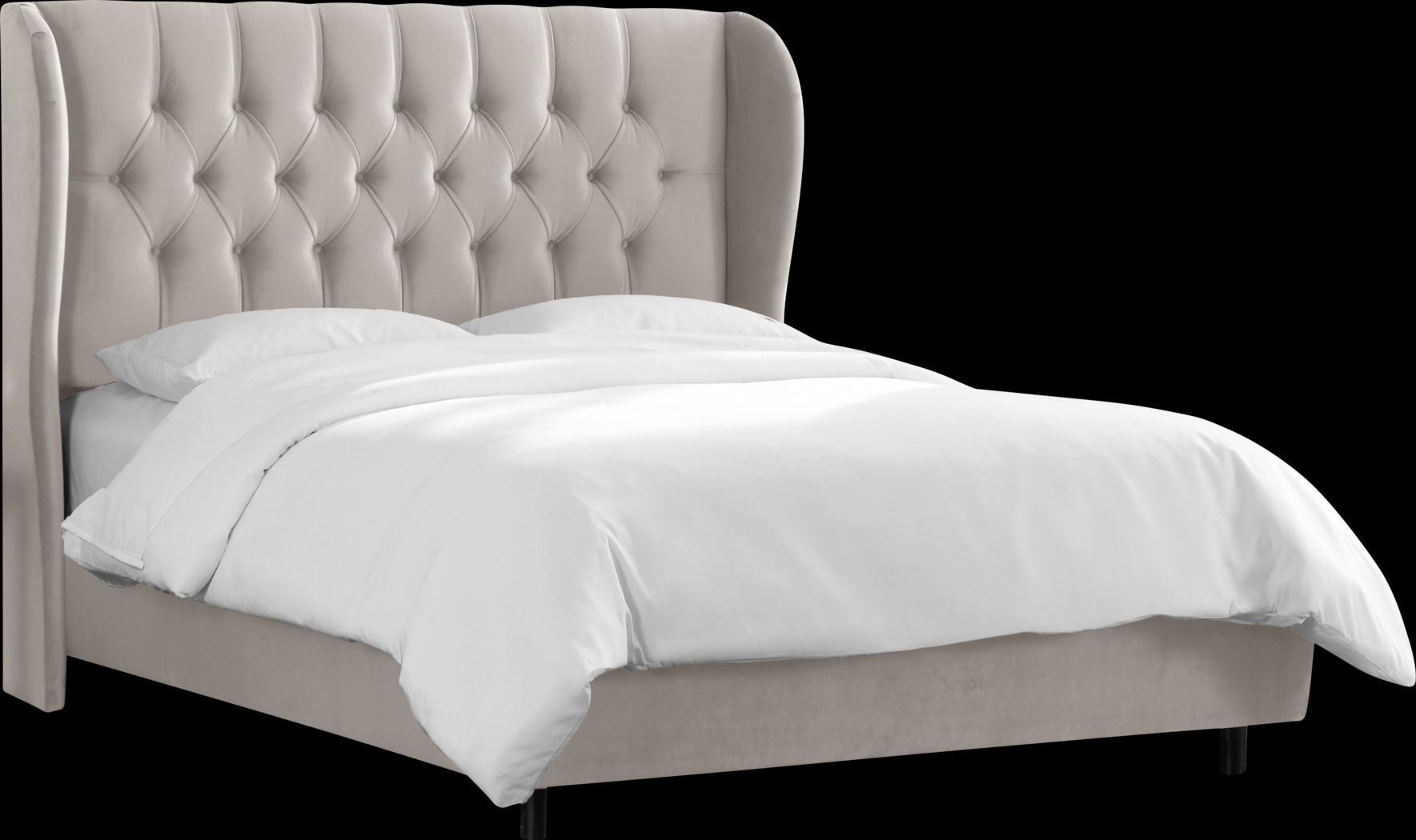 Whitmere Light Gray Queen Bed - Thumbnail - Image 1