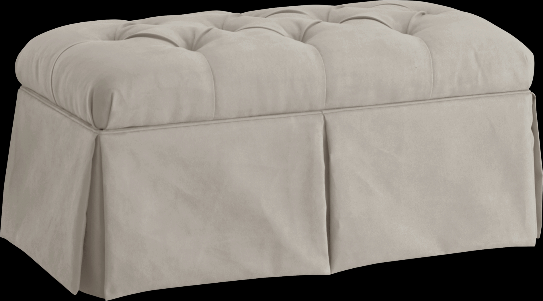 Whitmere Light Gray Storage Bench - Thumbnail - Image 1
