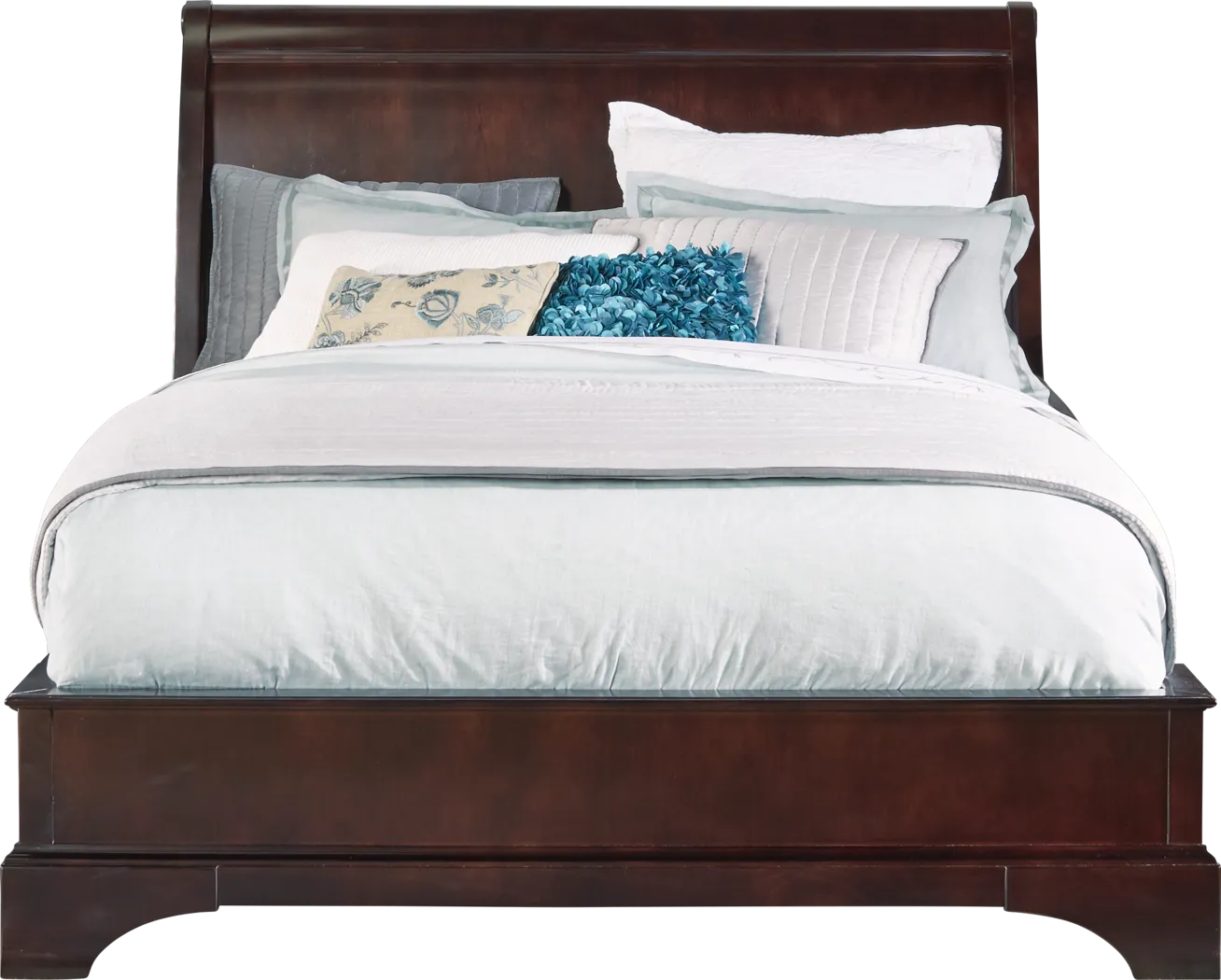 Whitmore Cherry 3 Pc Queen Bed - Thumbnail - Image 1