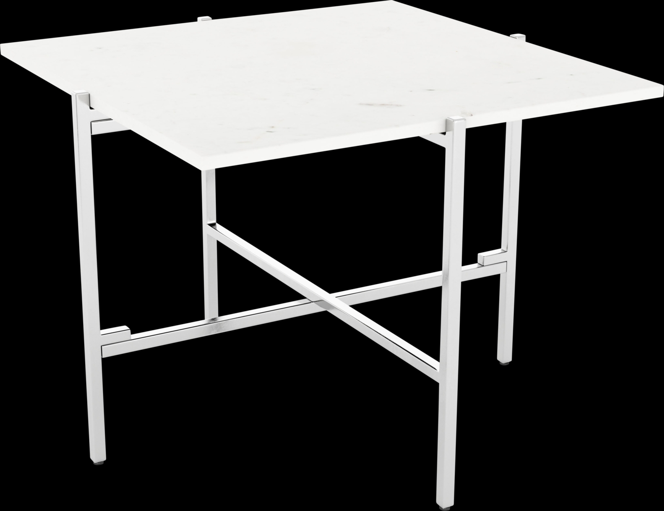 Whitsler White End Table - Thumbnail - Image 2