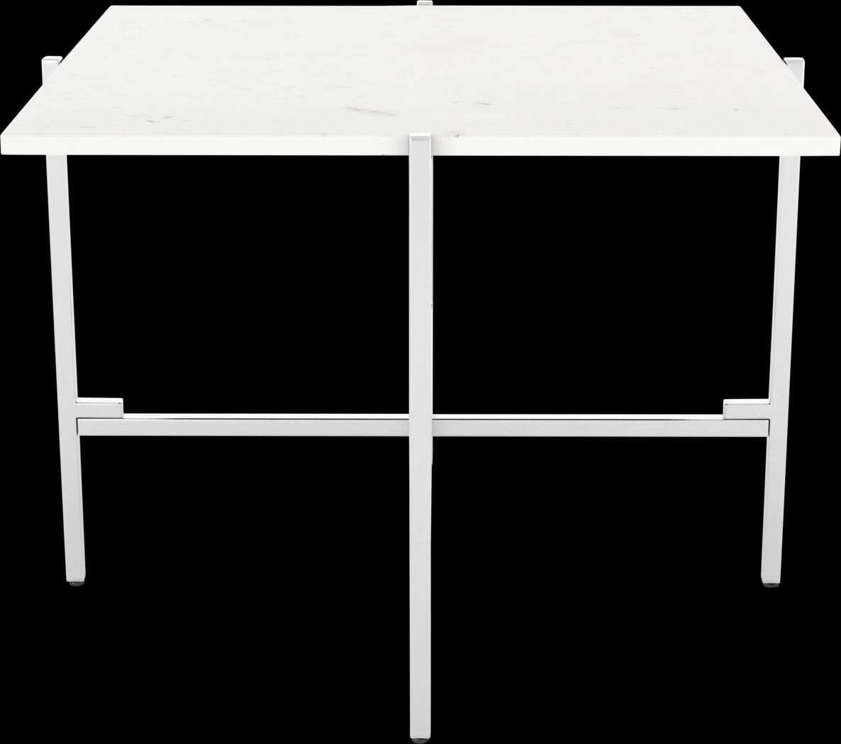 Whitsler White End Table - Thumbnail - Image 3