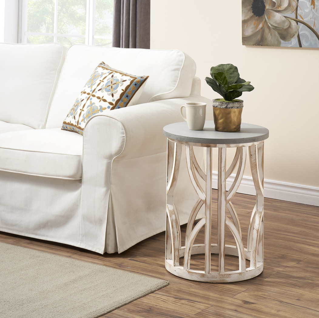 Whitsun White Accent Table - Thumbnail - Image 4