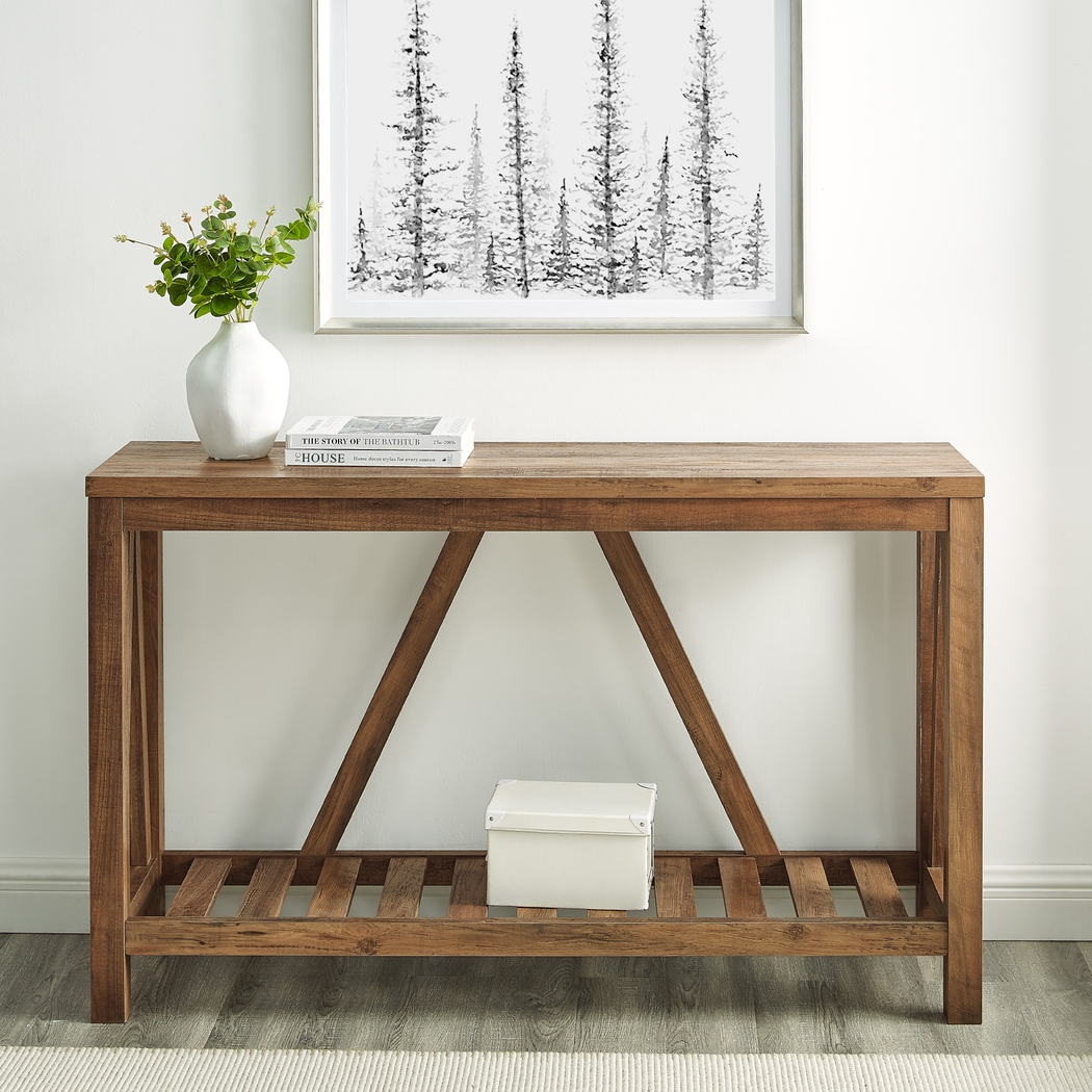 Whittenham Oak Sofa Table - Thumbnail - Image 3