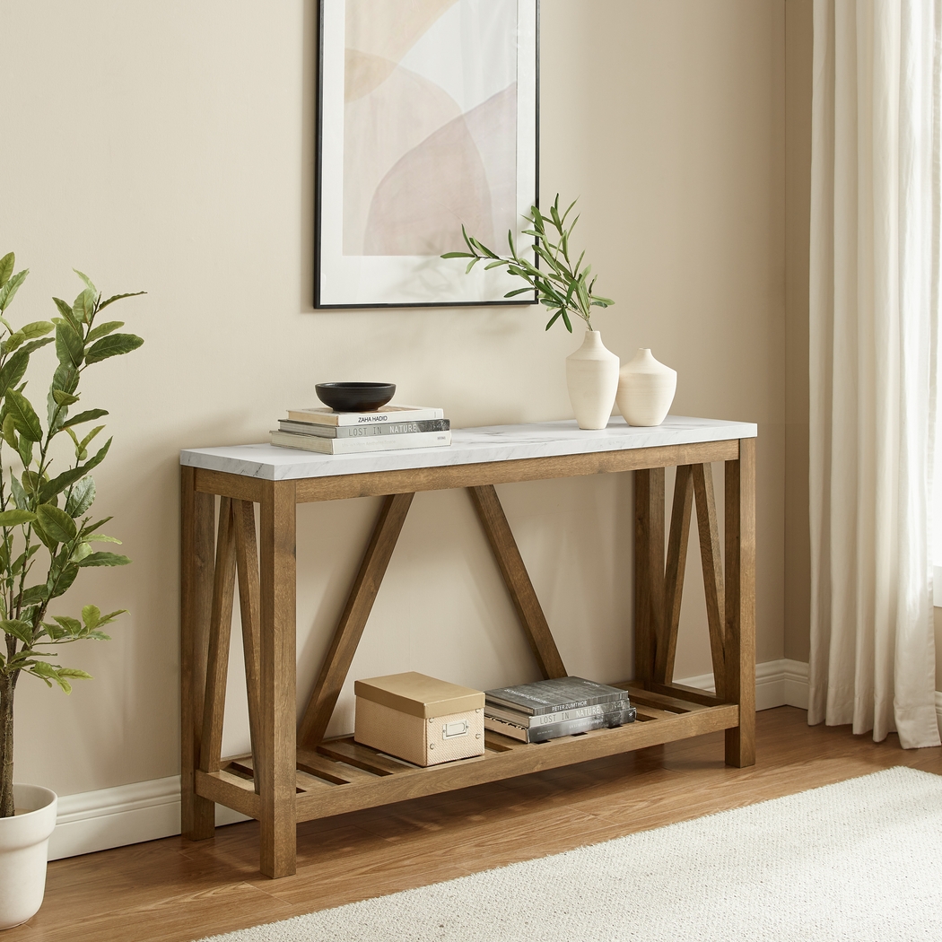 Whittenham White Sofa Table - Thumbnail - Image 4
