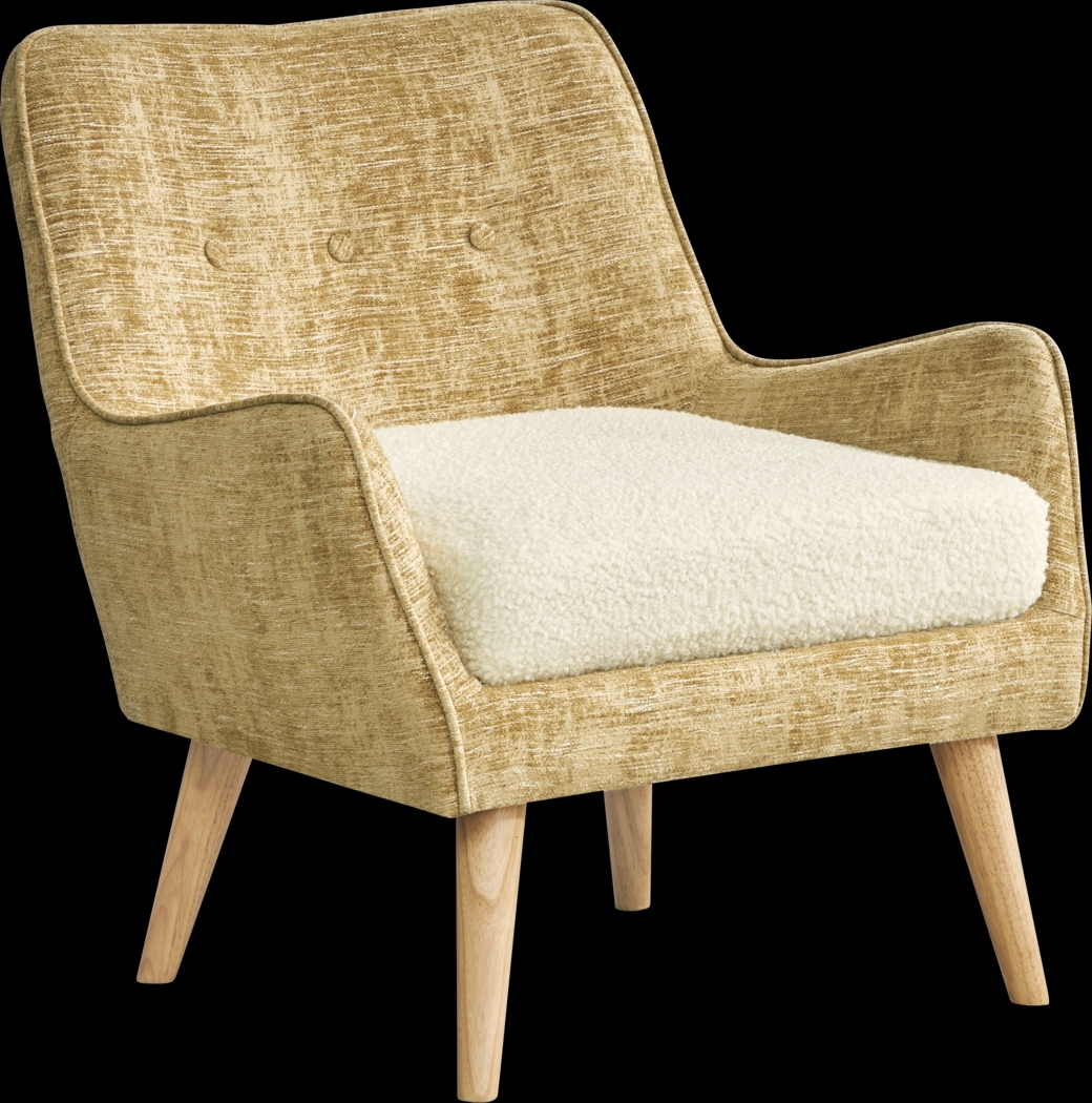 Whittier Falls Yellow Accent Chair - Thumbnail - Image 1
