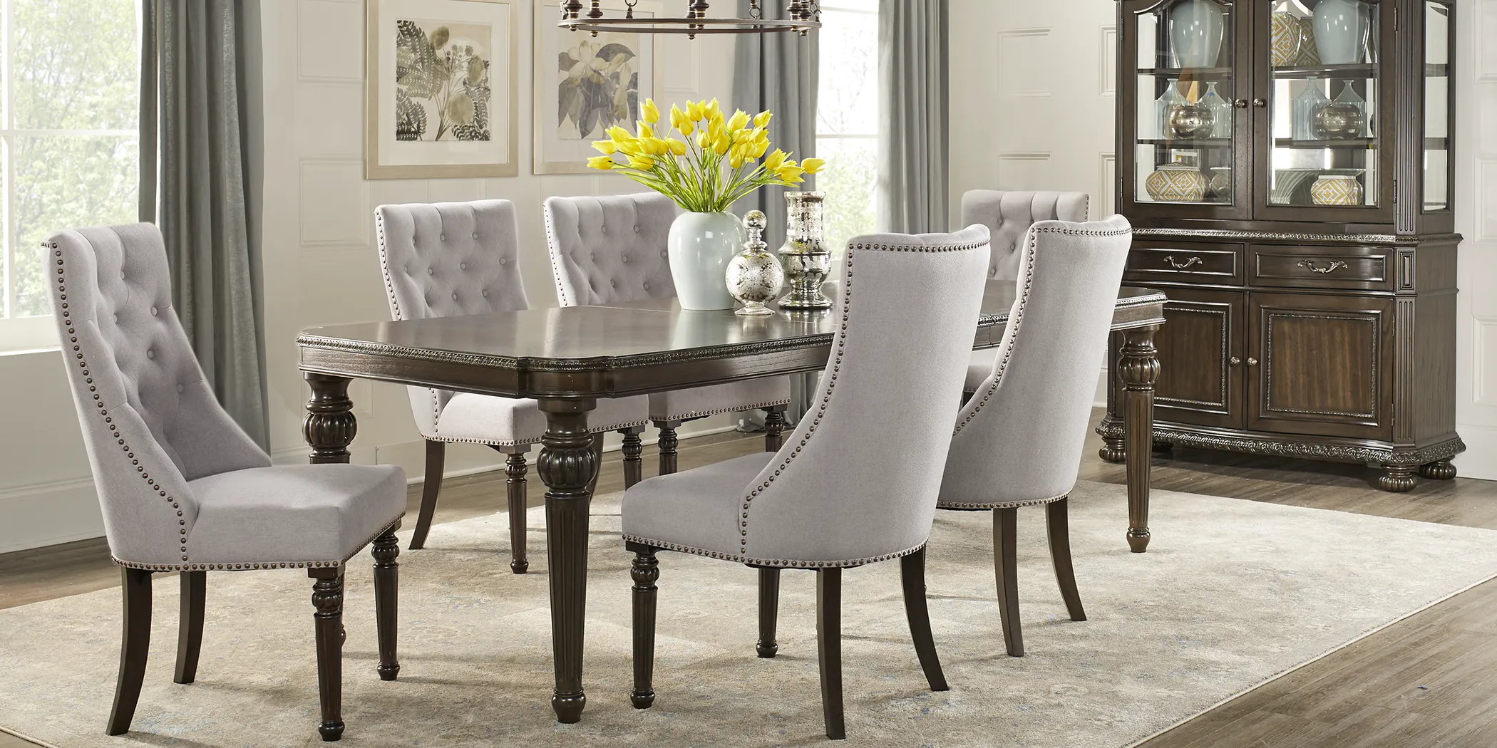 Whittington Cherry 7 Pc Dining Room - Thumbnail - Image 1