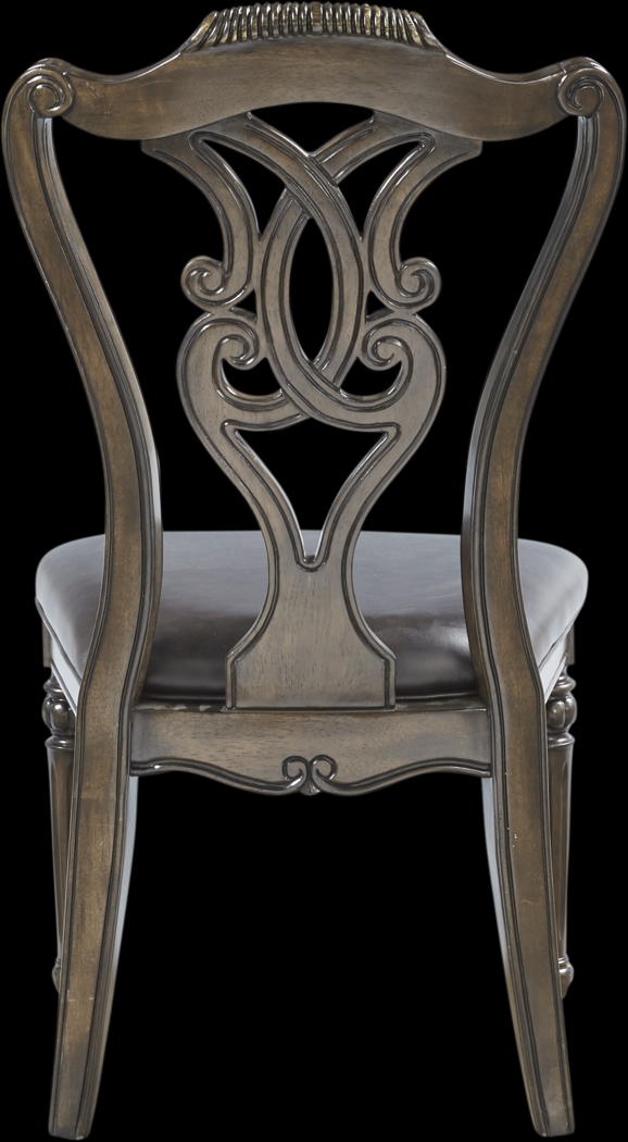 Whittington Cherry Wood Back Side Chair - Thumbnail - Image 3