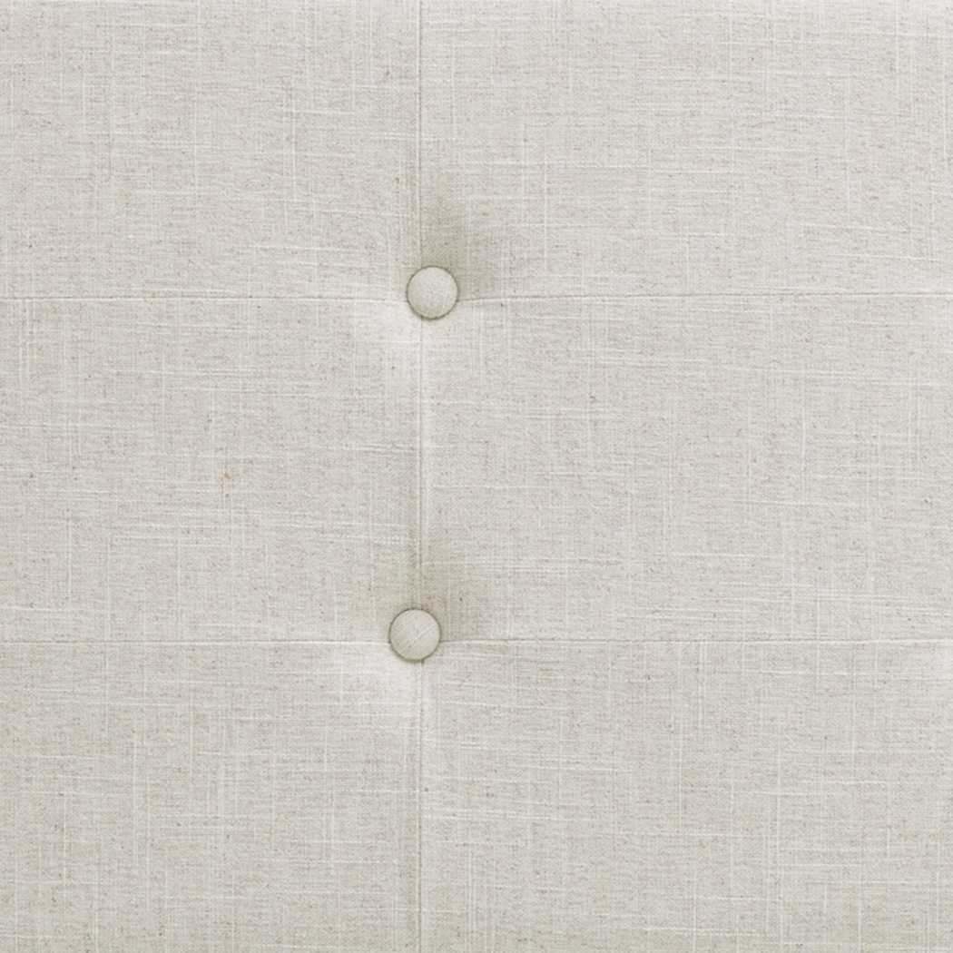 Whittlesea Off White Accent Bench - Thumbnail - Image 6