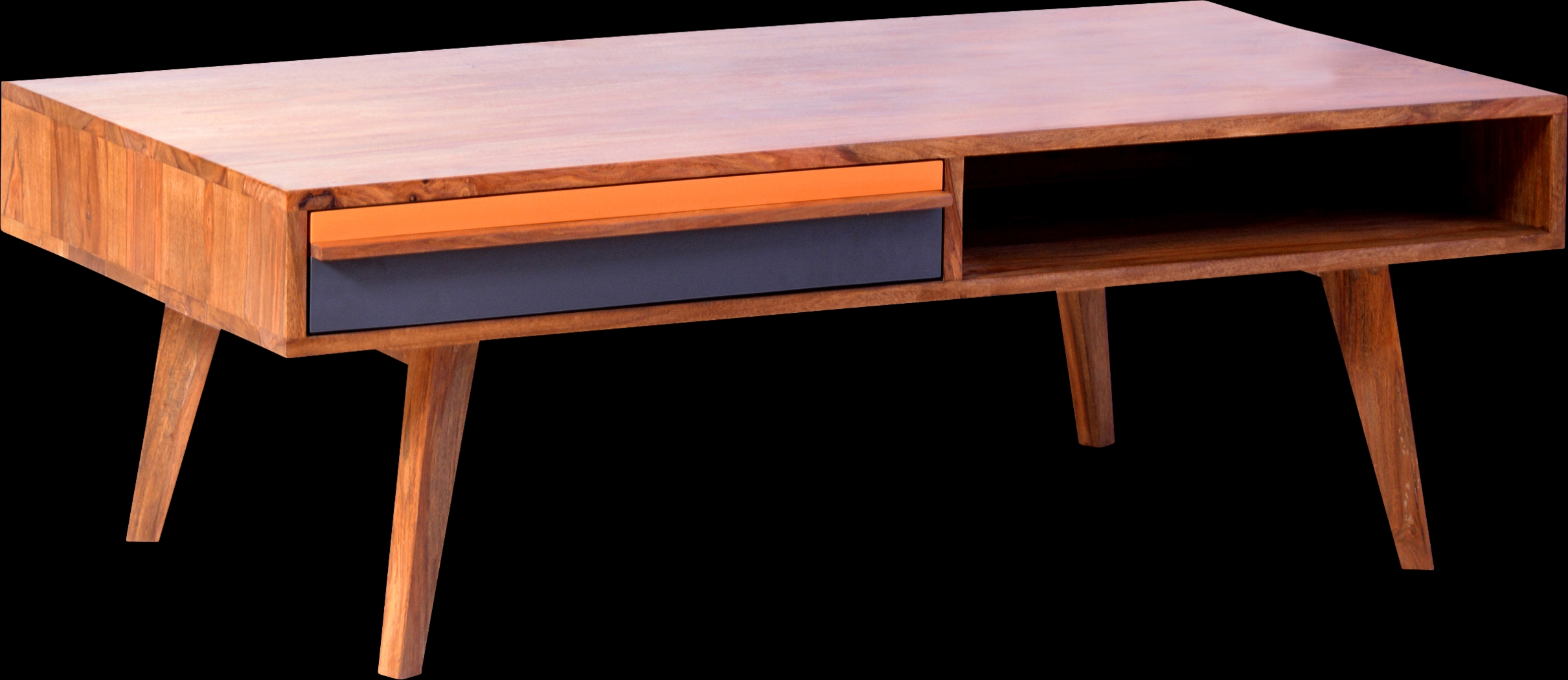 Whitton Natural Cocktail Table - Thumbnail - Image 1