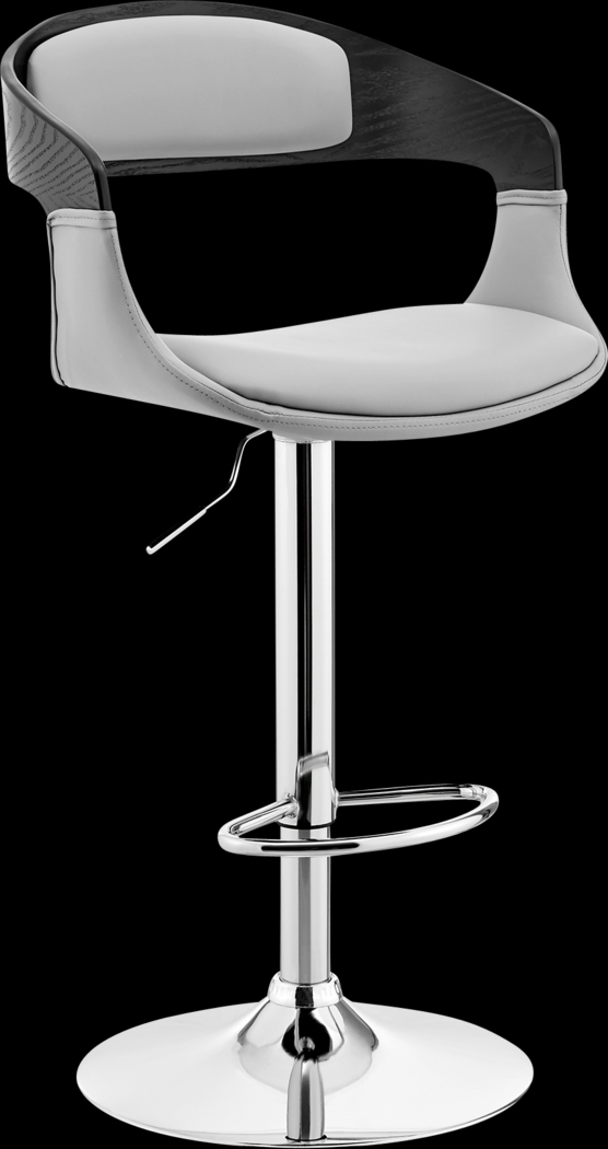 Whizystems II Gray Barstool - Thumbnail - Image 1
