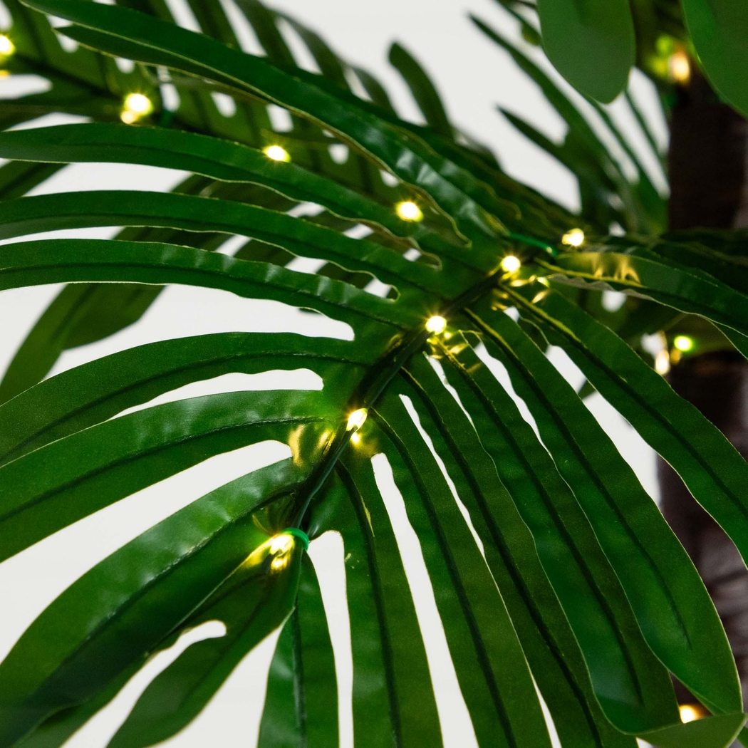 Whyel I Green Indoor/Outdoor Silk Tree with Lights - Thumbnail - Image 4