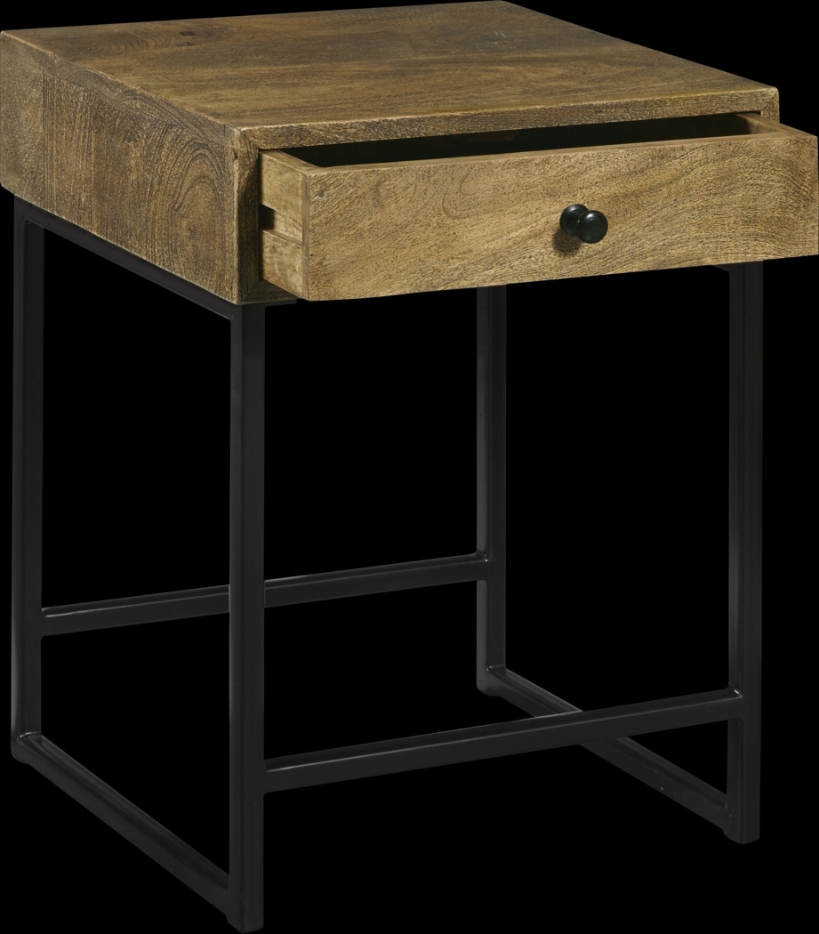Wicklife Brown Side Table - Thumbnail - Image 2