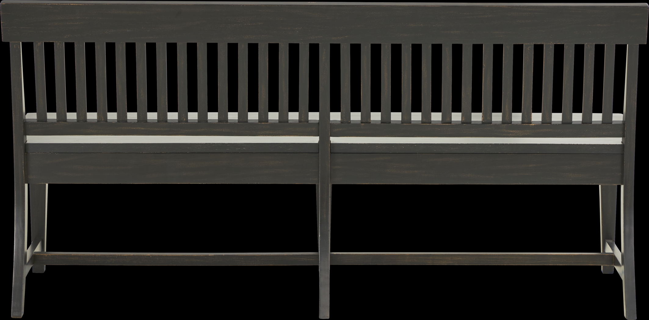 Wicklow Hills Black Dining Bench - Thumbnail - Image 3