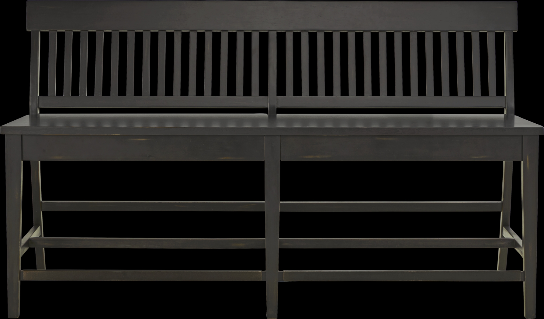 Wicklow Hills Black Gathering Dining Bench - Thumbnail - Image 2