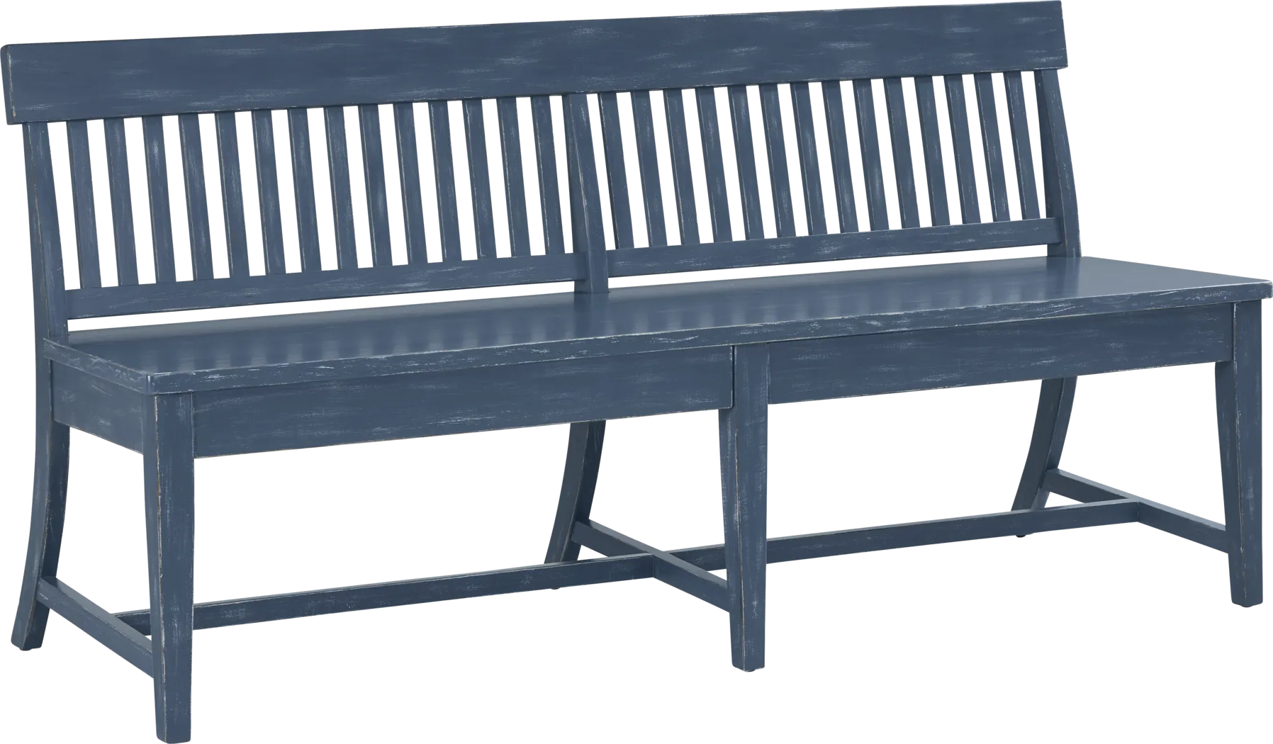 Wicklow Hills Blue Dining Bench - Thumbnail - Image 2