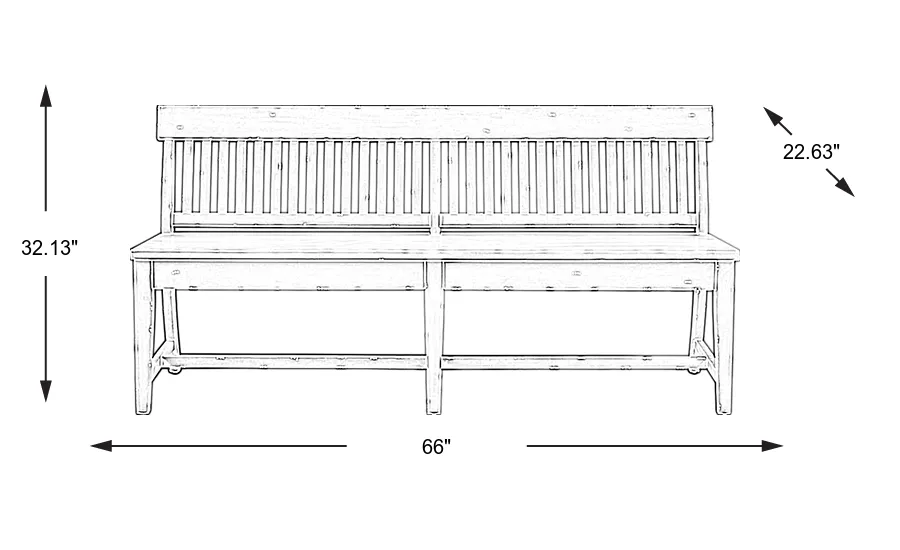 Dimension Image. Please refer to the Dimension Tab on this page for dimension details.