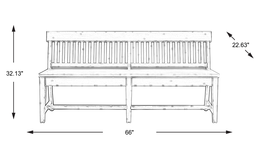 Dimension Image. Please refer to the Dimension Tab on this page for dimension details.