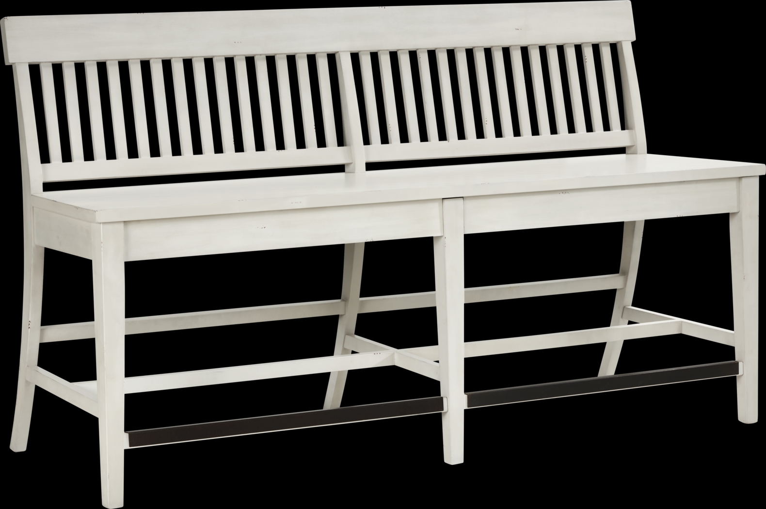 Wicklow Hills White Gathering Bench - Thumbnail - Image 2