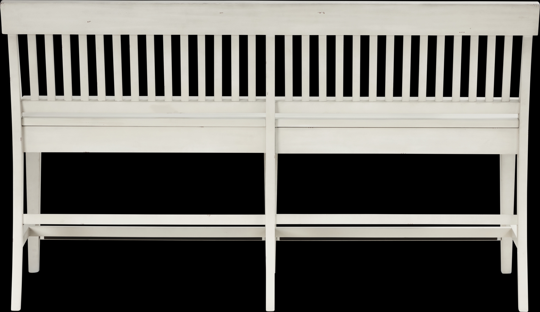 Wicklow Hills White Gathering Bench - Thumbnail - Image 3