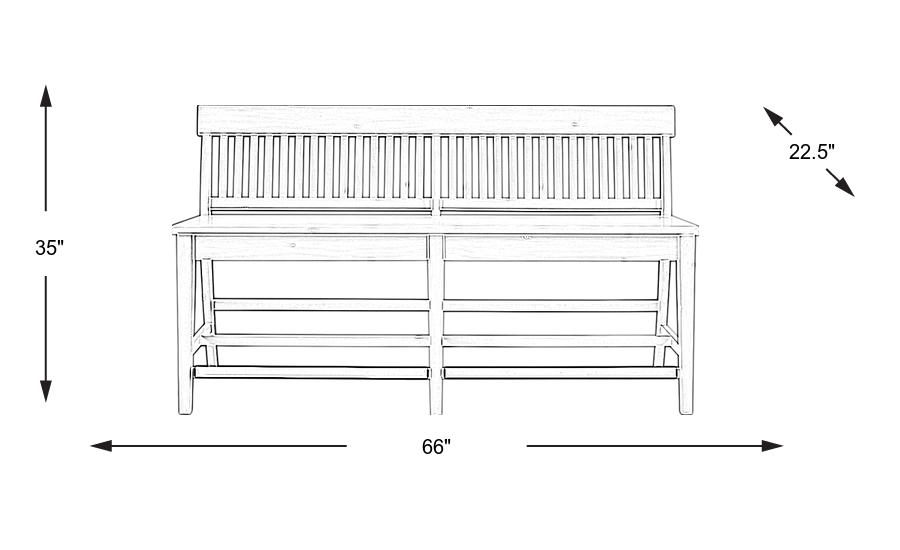 Dimension Image. Please refer to the Dimension Tab on this page for dimension details.