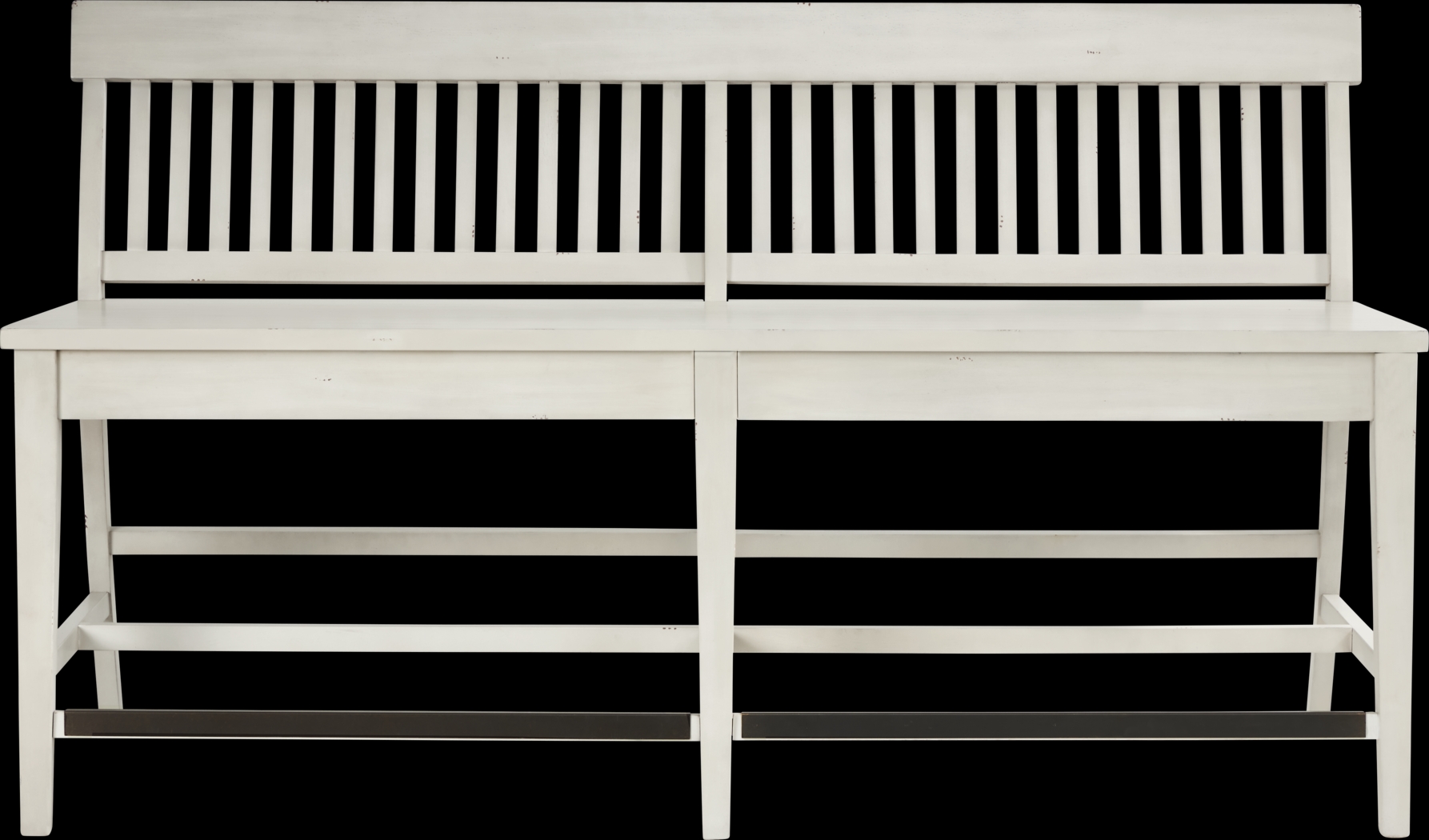 Wicklow Hills White Gathering Bench - Thumbnail - Image 1