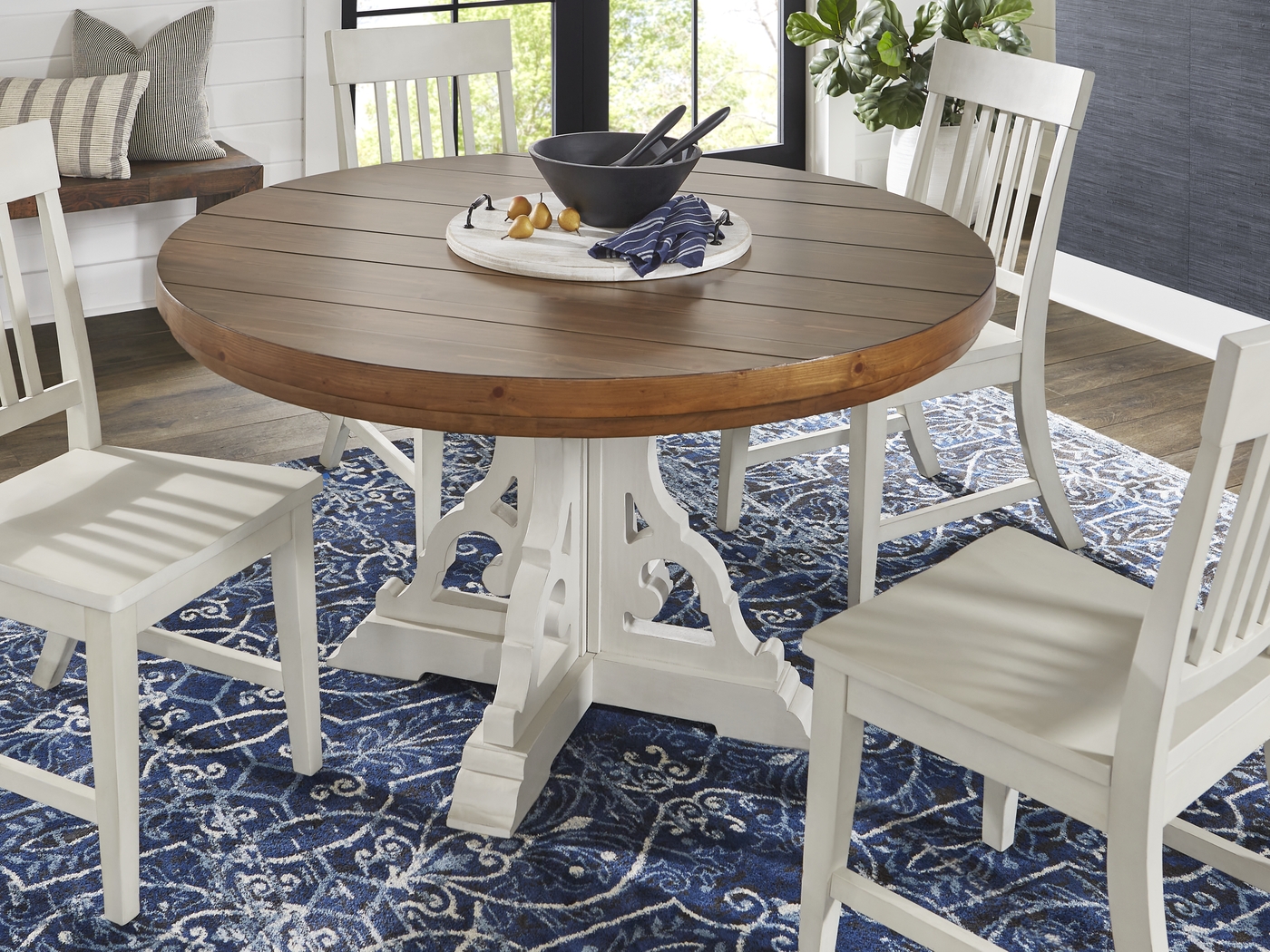 Wicklow Hills White Round Dining Table - Thumbnail - Image 3