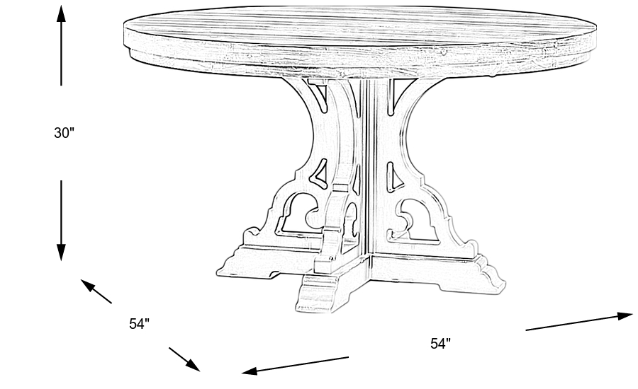 Dimension Image. Please refer to the Dimension Tab on this page for dimension details.