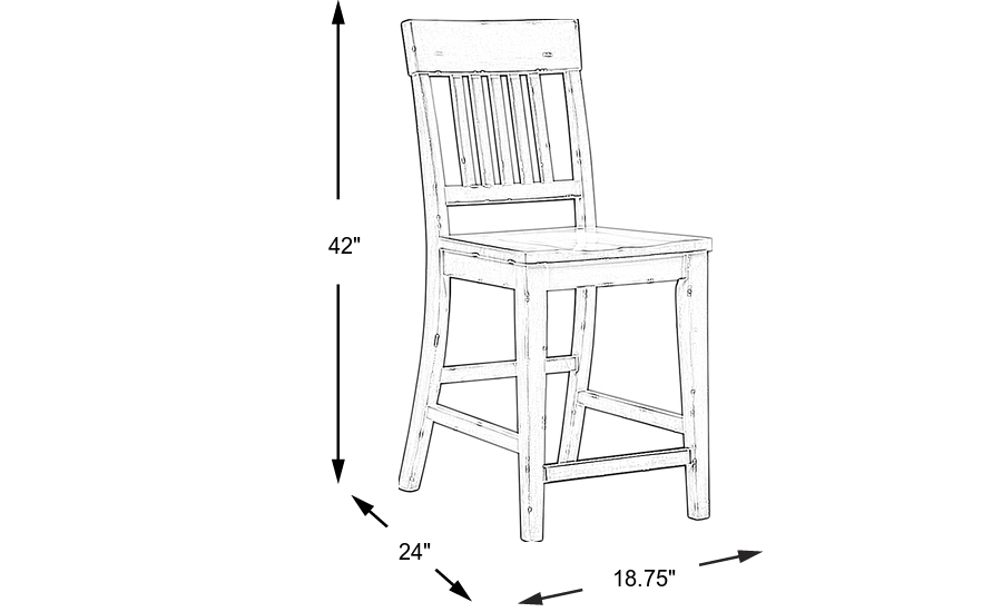 Dimension Image. Please refer to the Dimension Tab on this page for dimension details.