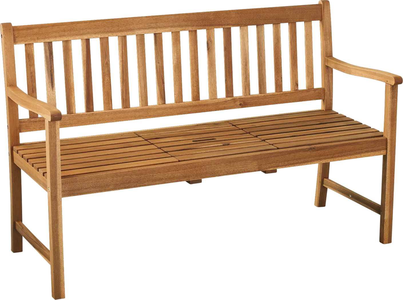 Wickstram Natural Outdoor Bench - Thumbnail - Image 1