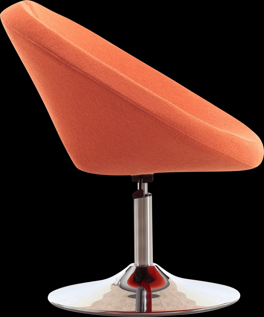 Widbey Orange Accent Chair - Thumbnail - Image 4