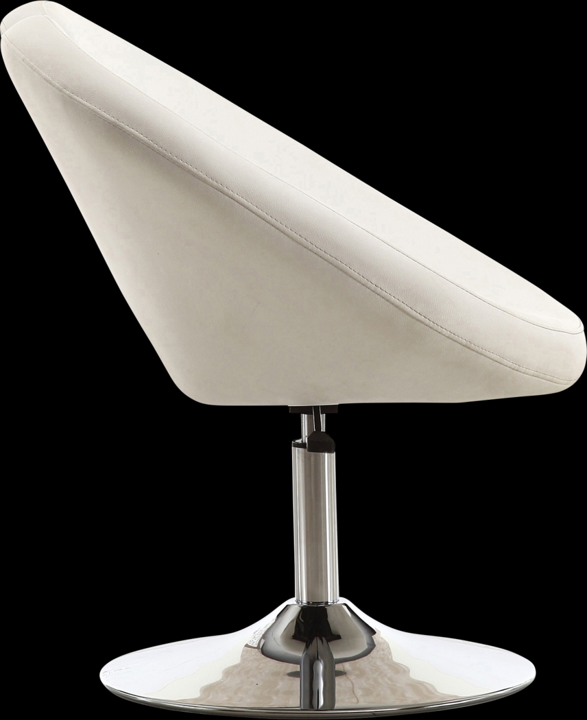 Widbey White Accent Chair - Thumbnail - Image 4