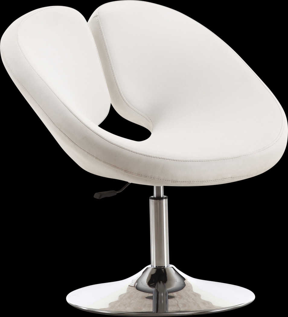 Widbey White Accent Chair - Thumbnail - Image 1