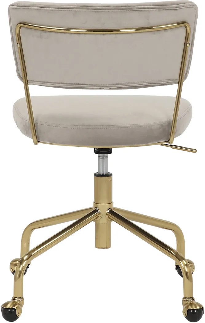 Wideman Silver Desk Chair - Thumbnail - Image 4