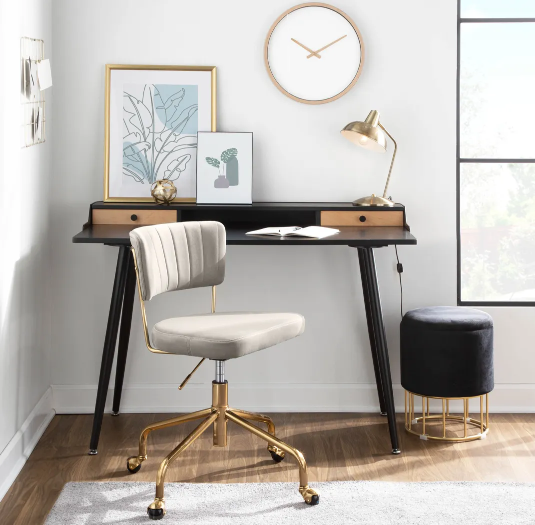 Wideman Silver Desk Chair - Thumbnail - Image 9