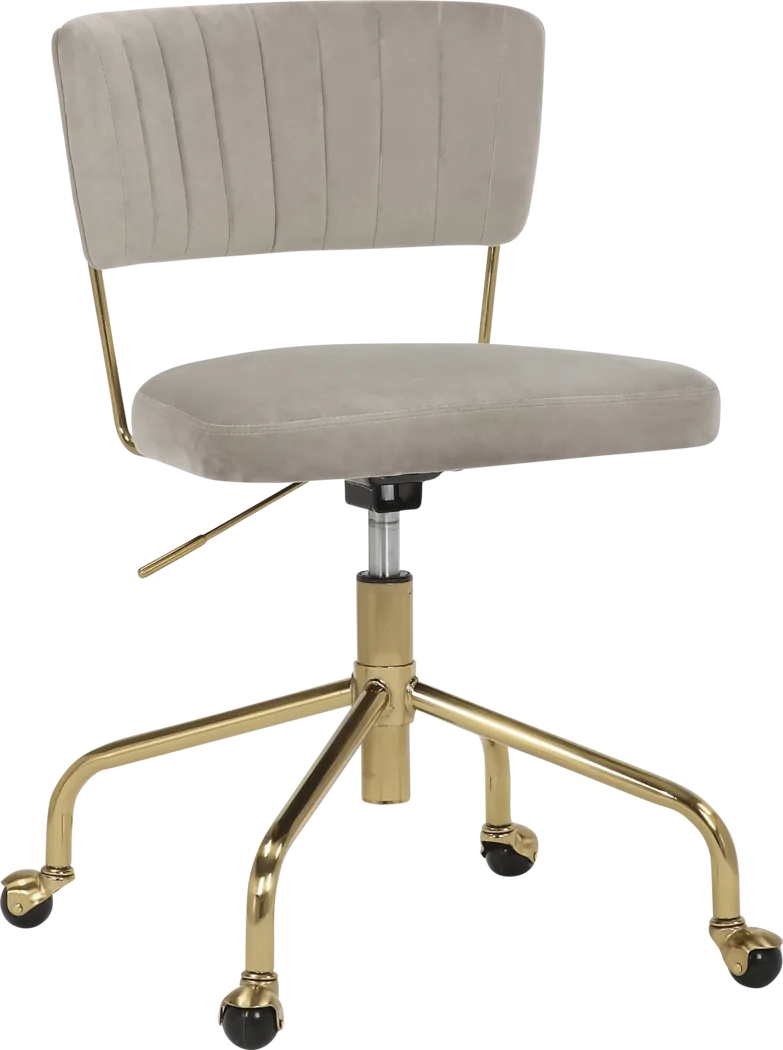 Wideman Silver Desk Chair - Thumbnail - Image 1