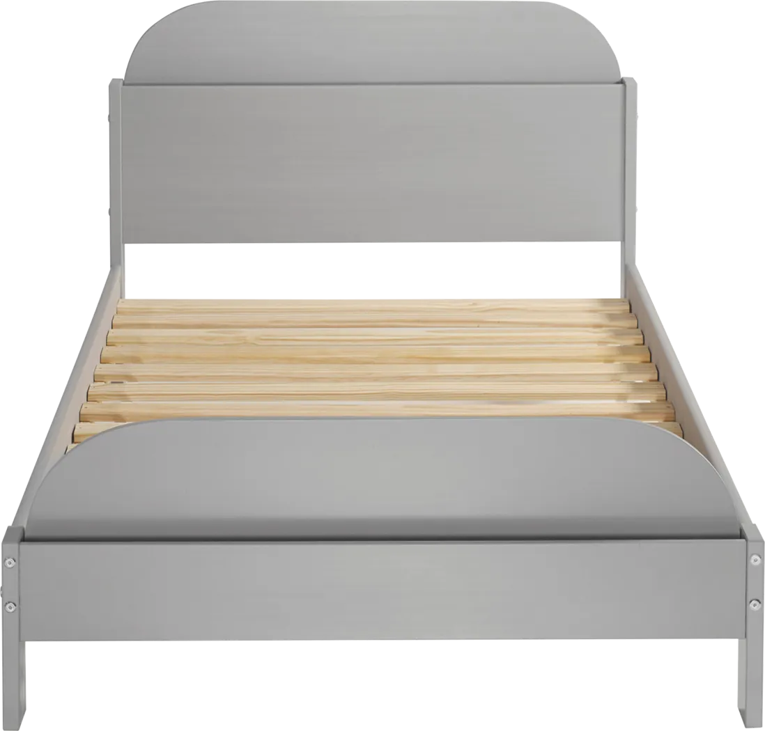Wiebelo Gray Twin Bed - Thumbnail - Image 1