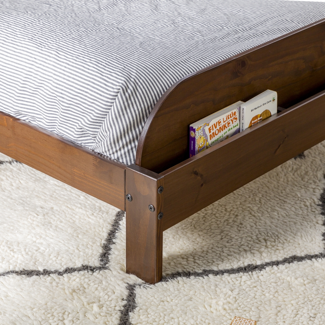 Wiebelo Walnut Twin Bed - Thumbnail - Image 6