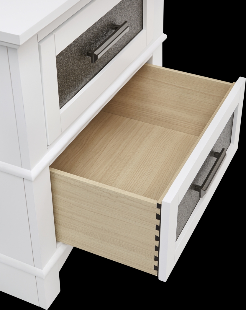 Wiehle White Nightstand - Thumbnail - Image 2