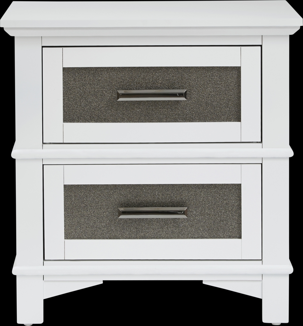 Wiehle White Nightstand - Thumbnail - Image 4
