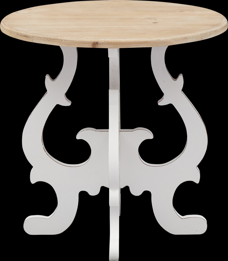 Wiginton White Accent Table - Thumbnail - Image 1
