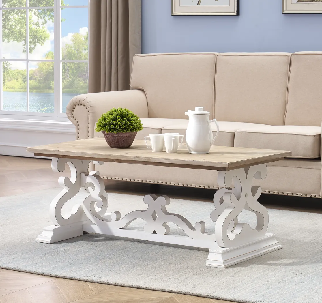 Wiginton White Cocktail Table - Thumbnail - Image 4