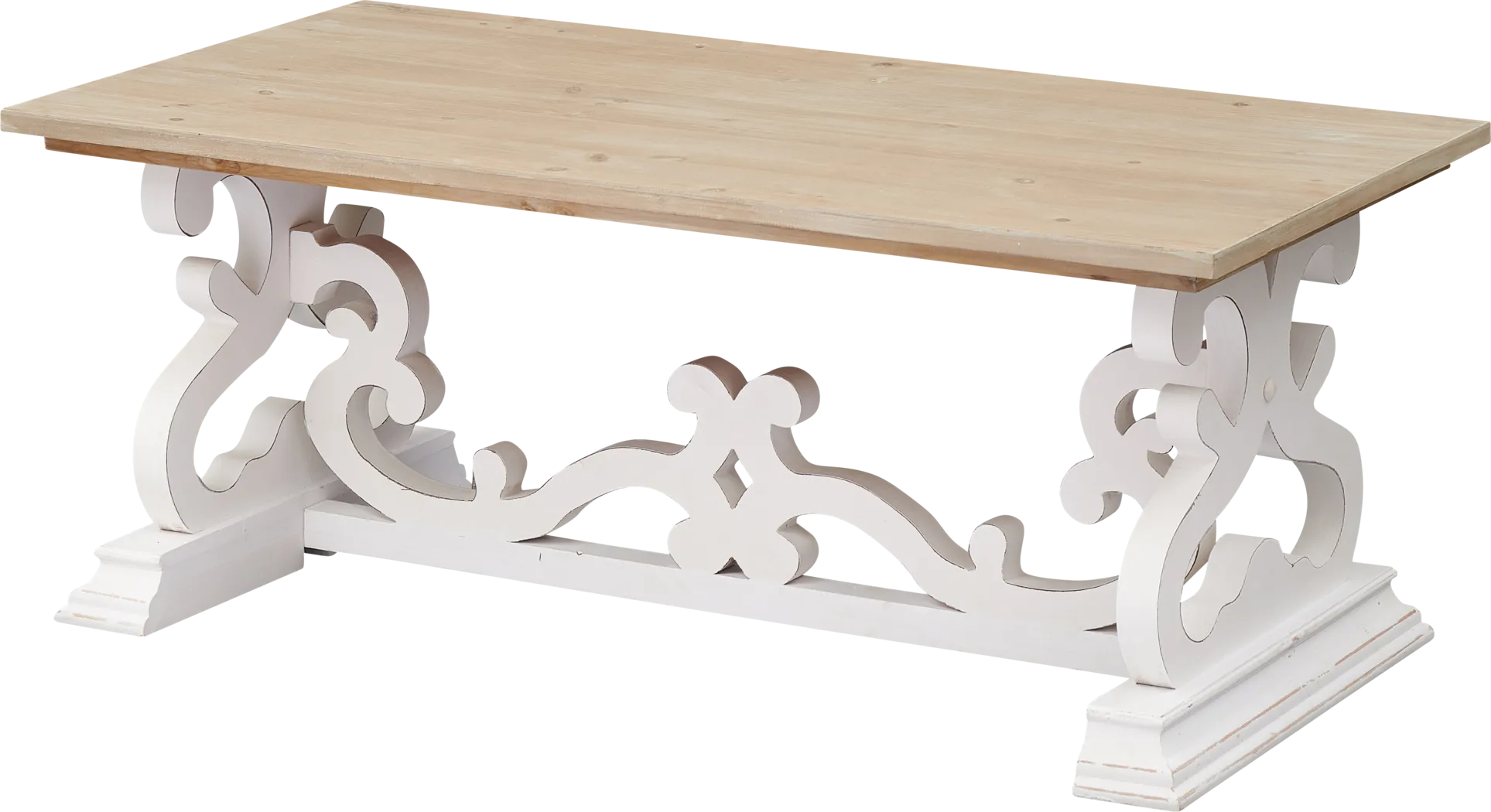 Wiginton White Cocktail Table - Thumbnail - Image 1